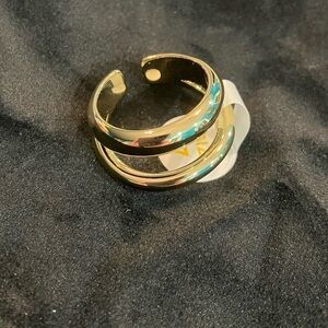 NWT Loren Stewart x Curateur Deux Open Band Ring Size 7